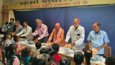 Photo of ભારત સેવાશ્રમ સંઘ ગંગપુર ખાતે શાળા પ્રવેશોત્સવ યોજાયો: