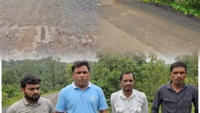 Photo of ડેડીયાપાડા – માલ સામોટ જતો રૂ.૧૫ કરોડનો રસ્તો એકજ મહિનામાં બિસ્માર!!