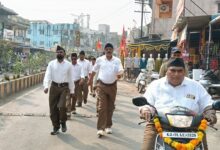 Photo of વાંસદા તાલુકામાં રાષ્ટ્રીય સ્વયંસેવક સંઘ દ્વારા વિજયા દશમી ઉત્સવ અને શસ્ત્ર પૂજન કાર્યક્રમ યોજાયો